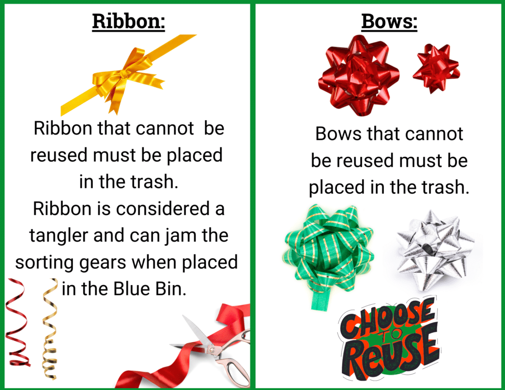 In Boston, last week's wrapping paper cannot be recycled