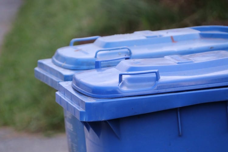 Trash Can Enclosure (Cart Garage) For Wheeled Trash Cans or Recycle Bins 